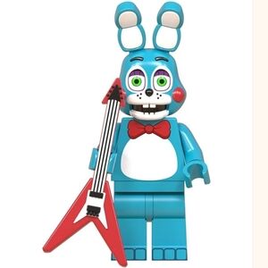Five Nights at Freddy's Custom Lego Minifigure Bonnie light blue